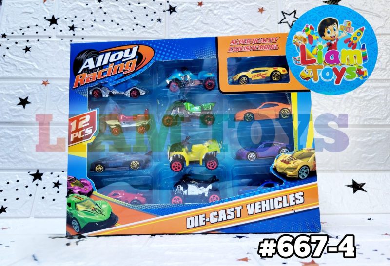 SET DE CARRO METEAL X12