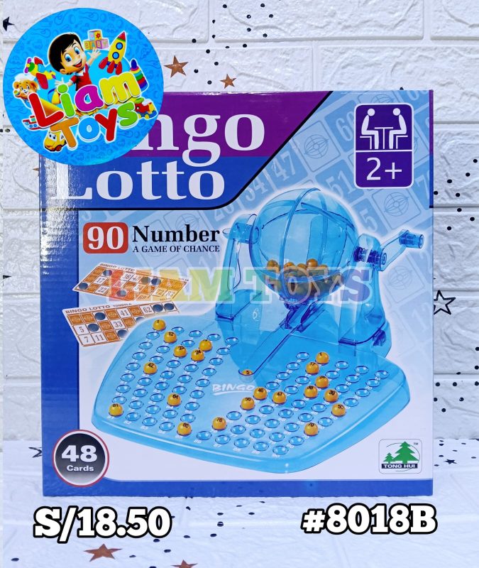 BINGO AZUL 90 CAJA