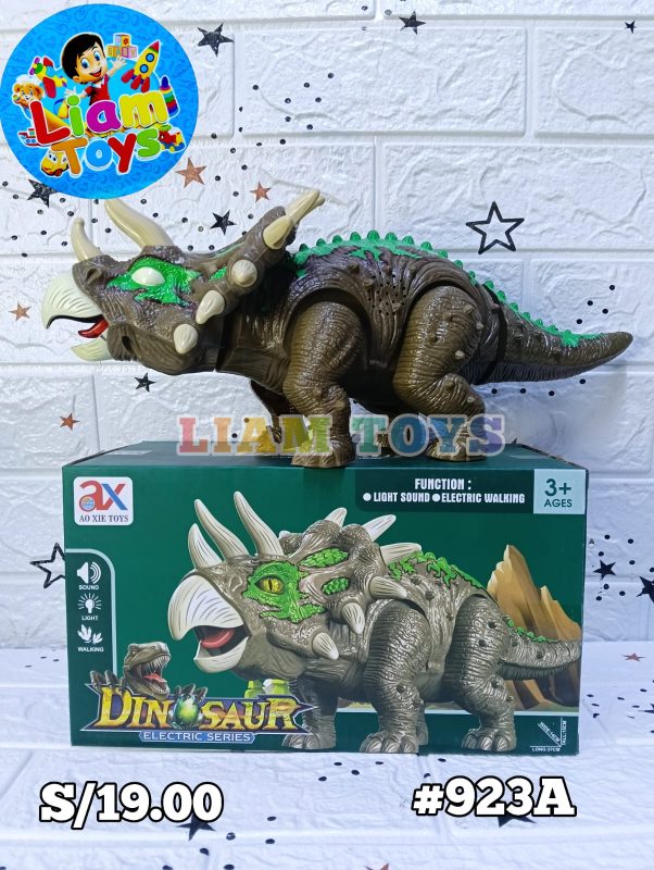 DINOSAURIO TRICERATOPS PILA
